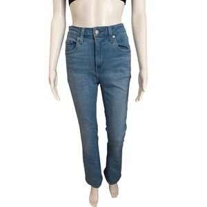 Levi 725 Light Blue High-Rise Boot Cut Denim Jeans Size 27